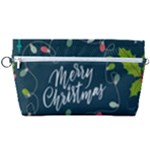 Merry Christmas, Happy New Year, Christmas Seamless Texture Handbag Organizer