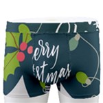 Merry Christmas, Happy New Year, Christmas Seamless Texture Men s Boxer Briefs