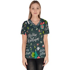 Women s V-Neck Scrub Top 