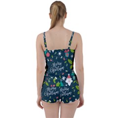 Tie Front Two Piece Tankini 