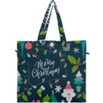 Merry Christmas, Happy New Year, Christmas Seamless Texture Canvas Travel Bag