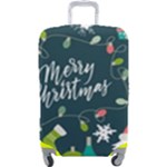 Merry Christmas, Happy New Year, Christmas Seamless Texture Luggage Cover (Large)