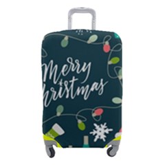 Merry Christmas, Happy New Year, Christmas Seamless Texture Luggage Cover (Small) from ArtsNow.com