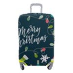 Merry Christmas, Happy New Year, Christmas Seamless Texture Luggage Cover (Small)