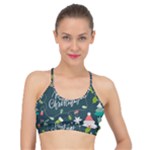 Merry Christmas, Happy New Year, Christmas Seamless Texture Basic Training Sports Bra