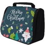 Merry Christmas, Happy New Year, Christmas Seamless Texture Full Print Travel Pouch (Big)