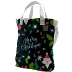 Merry Christmas, Happy New Year, Christmas Seamless Texture Canvas Messenger Bag