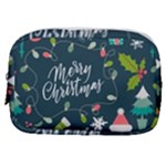 Merry Christmas, Happy New Year, Christmas Seamless Texture Make Up Pouch (Small)