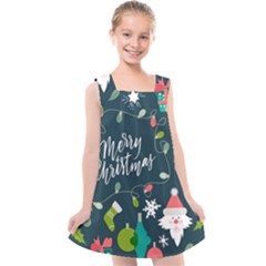 Kids  Cross Back Dress 