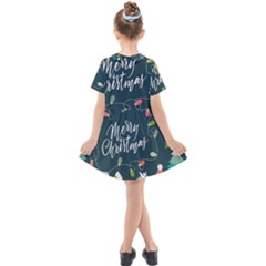 Kids  Short Sleeve Shirt Dress 