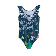 Kids  Frill Swimsuit 