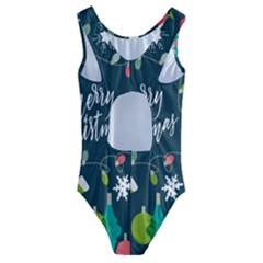 Kids  Cut-Out Back One Piece Swimsuit 