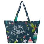 Merry Christmas, Happy New Year, Christmas Seamless Texture Full Print Shoulder Bag