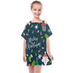 Kids  One Piece Chiffon Dress 