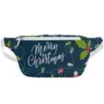 Merry Christmas, Happy New Year, Christmas Seamless Texture Waist Bag 