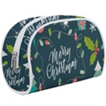 Merry Christmas, Happy New Year, Christmas Seamless Texture Make Up Case (Large)