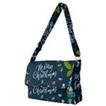 Merry Christmas, Happy New Year, Christmas Seamless Texture Full Print Messenger Bag (M)