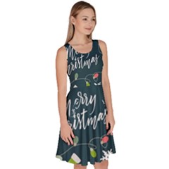 Knee Length Skater Dress With Pockets 