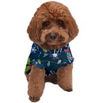 Merry Christmas, Happy New Year, Christmas Seamless Texture Dog T-Shirt