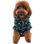 Merry Christmas, Happy New Year, Christmas Seamless Texture Dog Coat