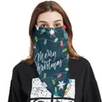 Merry Christmas, Happy New Year, Christmas Seamless Texture Face Covering Bandana (Triangle)