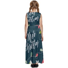 Kids  Satin Sleeveless Maxi Dress 