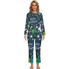 Womens  Long Sleeve Lightweight Pajamas Set 