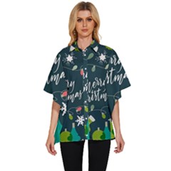 Women s Batwing Button Up Shirt 