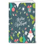 Merry Christmas, Happy New Year, Christmas Seamless Texture 8  x 10  Softcover Notebook