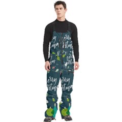 Men s Front Zip Ski And Snowboard Bib Pants 