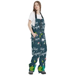 Women s Front Zip Ski And Snowboard Bib Pants 