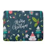 Merry Christmas, Happy New Year, Christmas Seamless Texture 15  Vertical Laptop Sleeve Case With Pocket