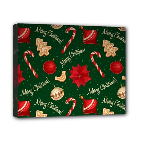 Merry Christmas Canvas 10  x 8  (Stretched) from ArtsNow.com