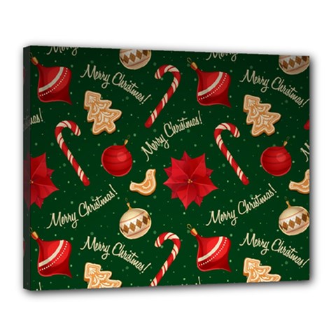 Merry Christmas Canvas 20  x 16  (Stretched) from ArtsNow.com