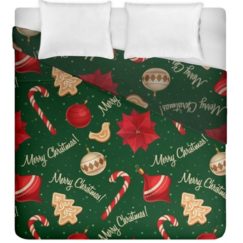 Merry Christmas Duvet Cover Double Side (King Size) from ArtsNow.com