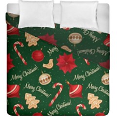 Merry Christmas Duvet Cover Double Side (King Size) from ArtsNow.com