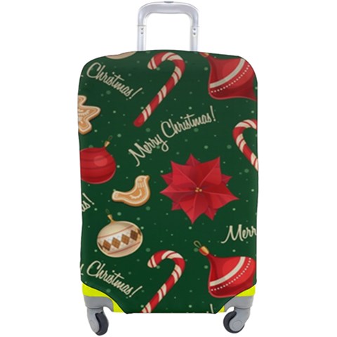 Merry Christmas Luggage Cover (Large) from ArtsNow.com