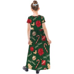 Kids  Short Sleeve Maxi Dress 