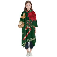 Merry Christmas Kids  Hooded Rain Ponchos from ArtsNow.com