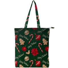 Double Zip Up Tote Bag 