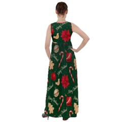 Empire Waist Velour Maxi Dress 