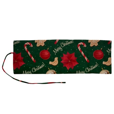 Merry Christmas Roll Up Canvas Pencil Holder (M) from ArtsNow.com