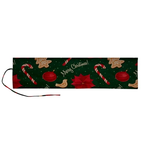 Merry Christmas Roll Up Canvas Pencil Holder (L) from ArtsNow.com