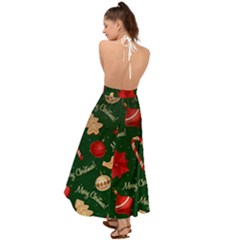 Backless Maxi Beach Dress 