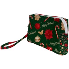 Merry Christmas Wristlet Pouch Bag (Small) from ArtsNow.com