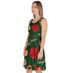 Knee Length Skater Dress With Pockets 