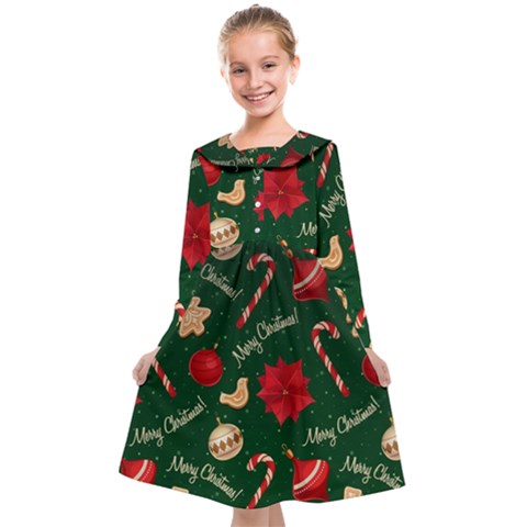 Merry Christmas Kids  Midi Sailor Dress from ArtsNow.com