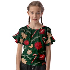 Kids  Cut Out Flutter Sleeves 