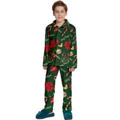 Kids  Long Sleeve Velvet Pajamas Set 