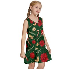 Kids  Sleeveless Tiered Mini Dress 